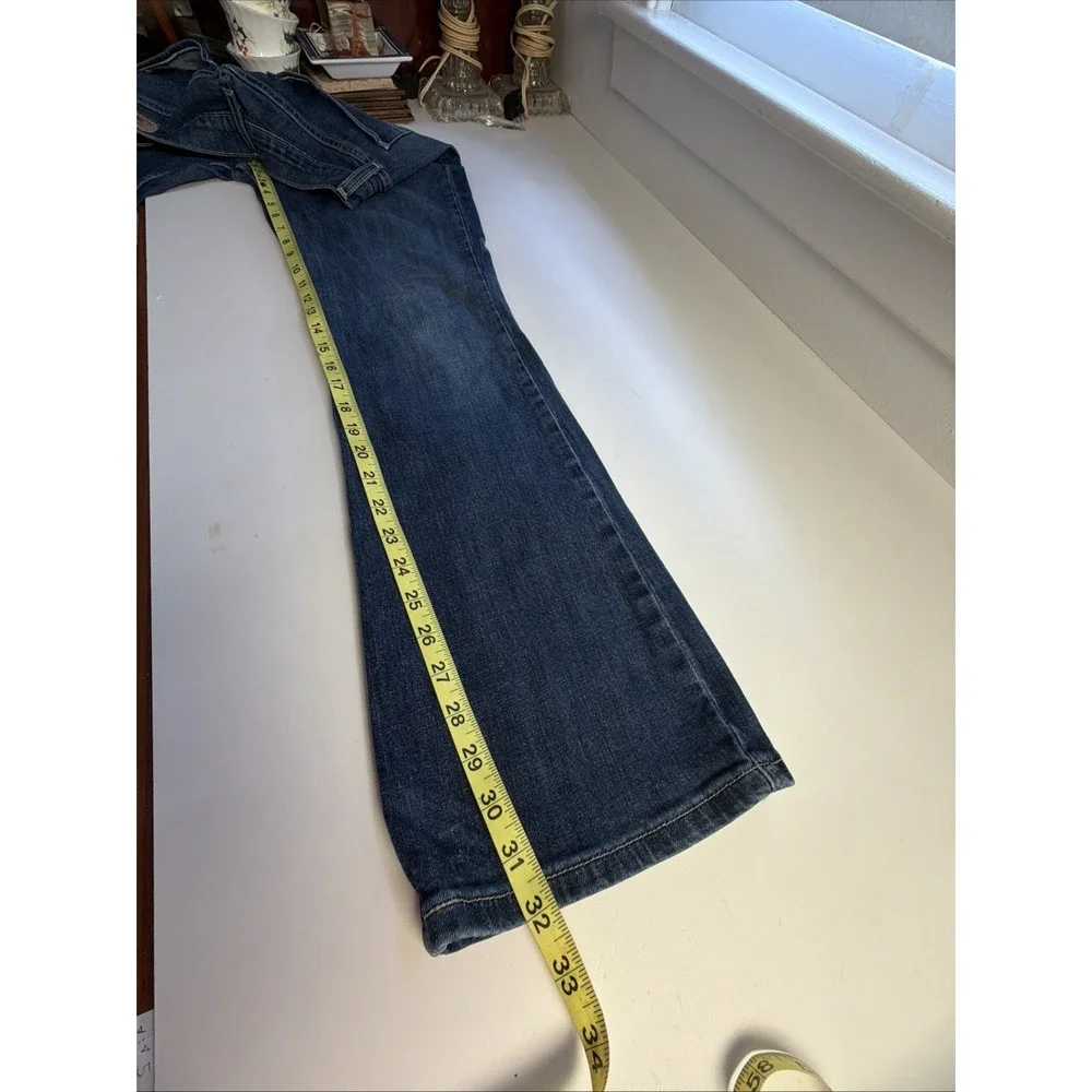 Levi's 524 Too Superlow Womens‎ Bootcut Jeans Blue Size 9M Denim Y2K